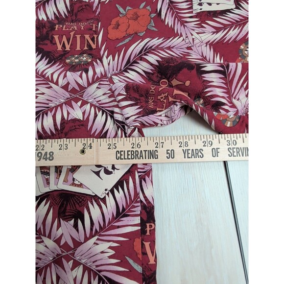 Big Dogs Hawaiian Camp Shirt Mens Extra Large Gambling Poker Cards Casino XL - Picture 9 of 13